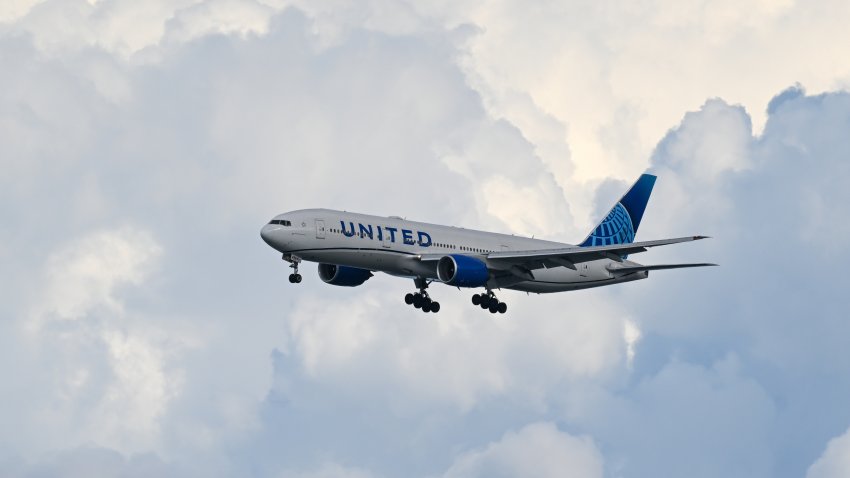 A United Airlines plane
